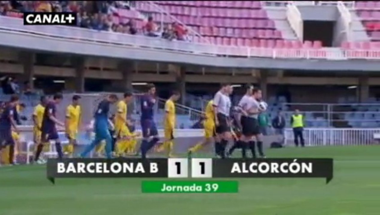 Liga Adelante  Barcelona B 1  Alcorcón 1