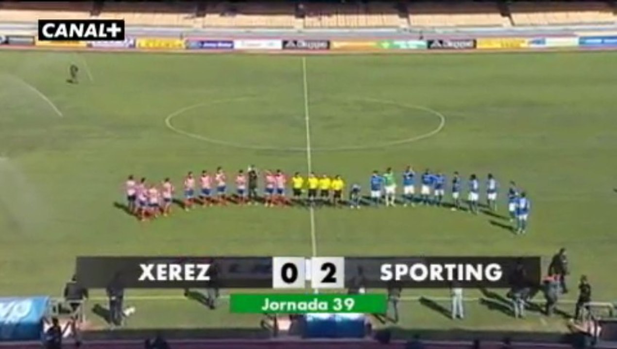 Liga Adelante  Xerez 0 Sporting  2