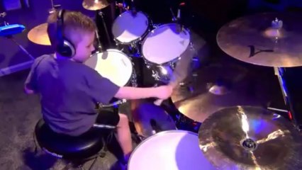 6 year old drummer