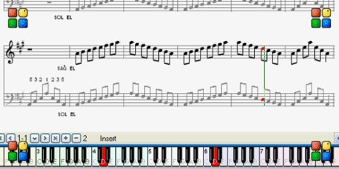 PİYANO  DERSİ  -  La  Majör  Gamı - ( 0543 232 91 22 : Taci Hoca )
