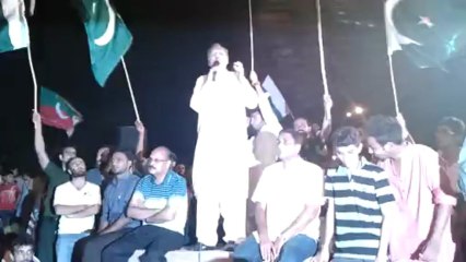 PTI-dharna at Teen talwar clifton (PART-1) 17-5-13