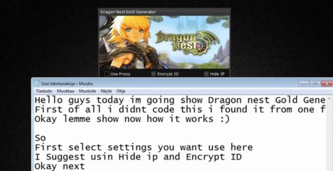 Dragon Nest Gold Generator MAY 2013 [Download Link In Description]