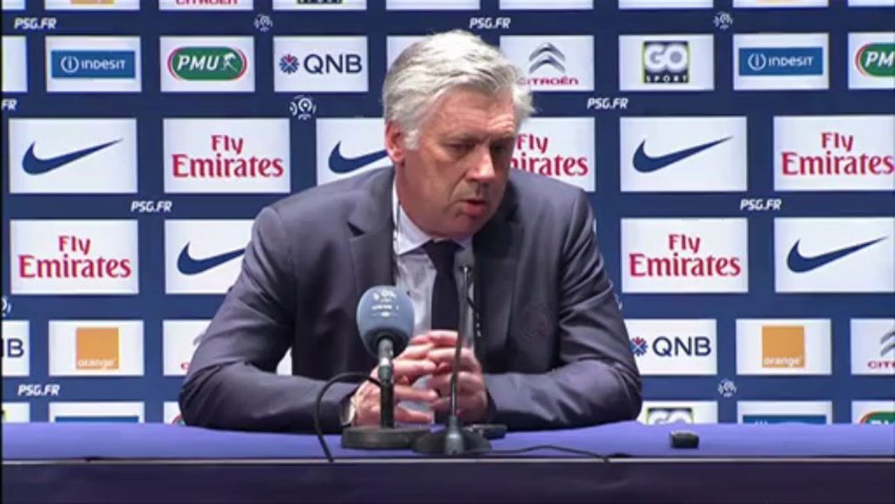 Conférence de presse Paris Saint-Germain - Stade Brestois 29 : Carlo ANCELOTTI (PSG) -  (SB29) - saison 2012/2013