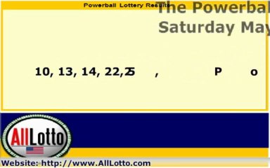 Powerball Lottery Drawing Results for May 18, 2013