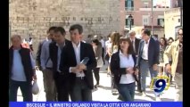 Bisceglie | Ministro Orlando visita la città con Angarano