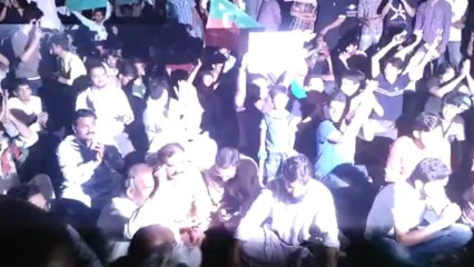 PTI-dharna at 5-star chowrangi karachi 18-5-13