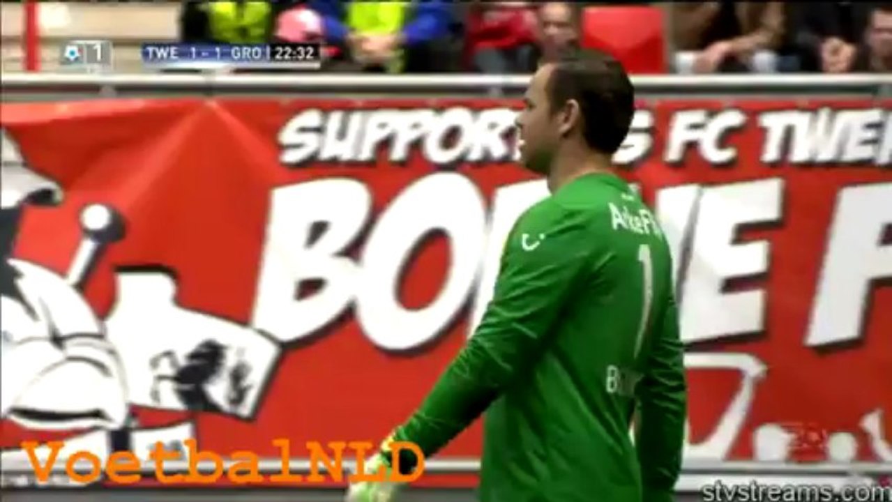 Eigen Doelpunt Edson Braafheid FC Twente - FC Groningen 1-1 play-offs 19 Mei 2013