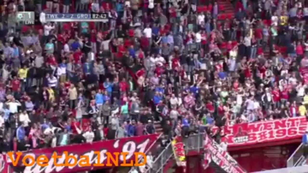 Goal Felipe Gutiérrez FC Twente - FC Groningen 2-2 Europa League Play-offs 19 Mei 2013