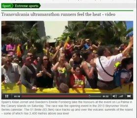 vidéo from the Guardian Transvulcania