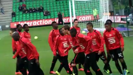 18/05/13 : SRFC-ACA : échauffement 2