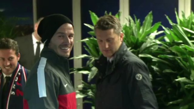 David Beckham bids farewell to Paris and career