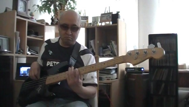 Jamming with BB King FunkBlues Bass cover Bob Roha