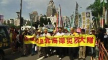 Taiwan protesters blast nuclear power