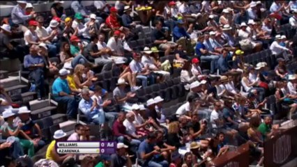 Il Foro Italico in trionfo per Serena