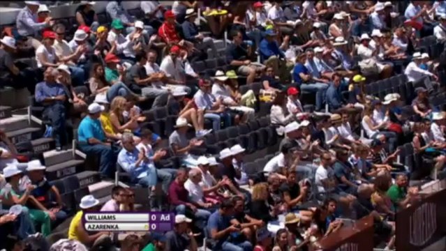 Il Foro Italico in trionfo per Serena