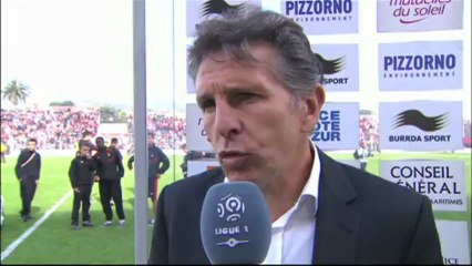 Interview de fin de match : OGC Nice - Olympique Lyonnais - saison 2012/2013