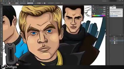 Speed Art | 'Star Trek' by MattyJay (Free Download)
