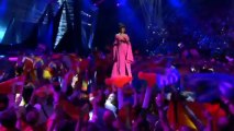 Eurovision 2013 Final - Petra Mede congratulates hardcore Eurovision fans