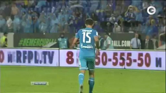 Гол Широкова и его привет фанатам Зенита