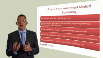 Occupational Health: Pre-Screening