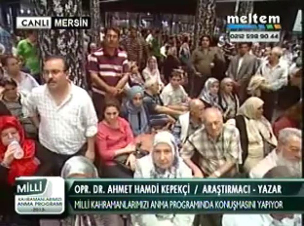 Meltem Tv A. Hamdi Kepekci Mersin Konferansı 18,05,2013
