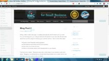 Small Business Marketing Consultant Richmond VA--Wordpress