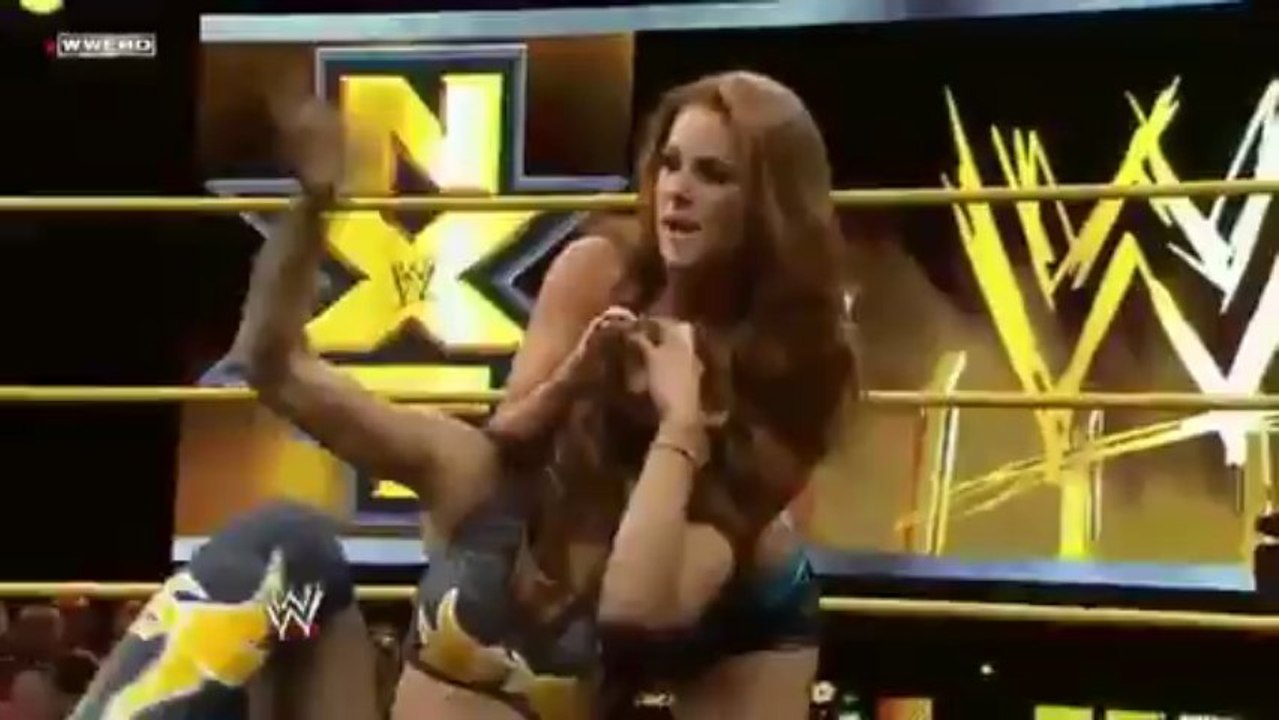 Summer Rae & Audrey Marie vs. Sasha Banks & Paige WWE NXT 04-03-13