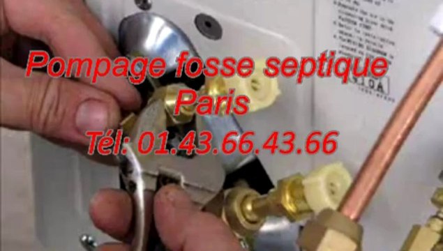 Pompage fosse septique paris Tél: 01.43.66.43.66