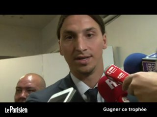 Zlatan, meilleur joueur de L1 : « Gagner ce trophée, c'est comme gagner le jackpot »