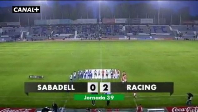 Liga Adelante Sabadell 0 Racing de Santander 2