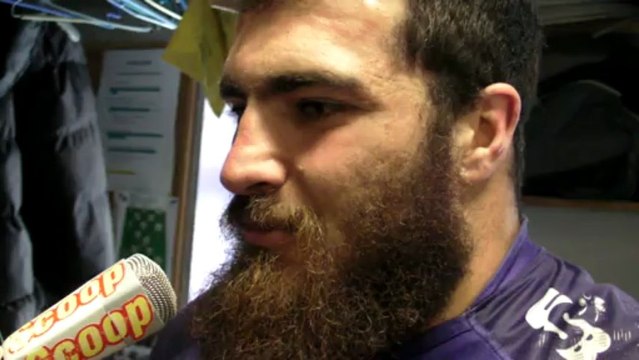 Rugby Fédérale1 - Damien Jourdain réagit après USB - Lille (demi-finale aller)