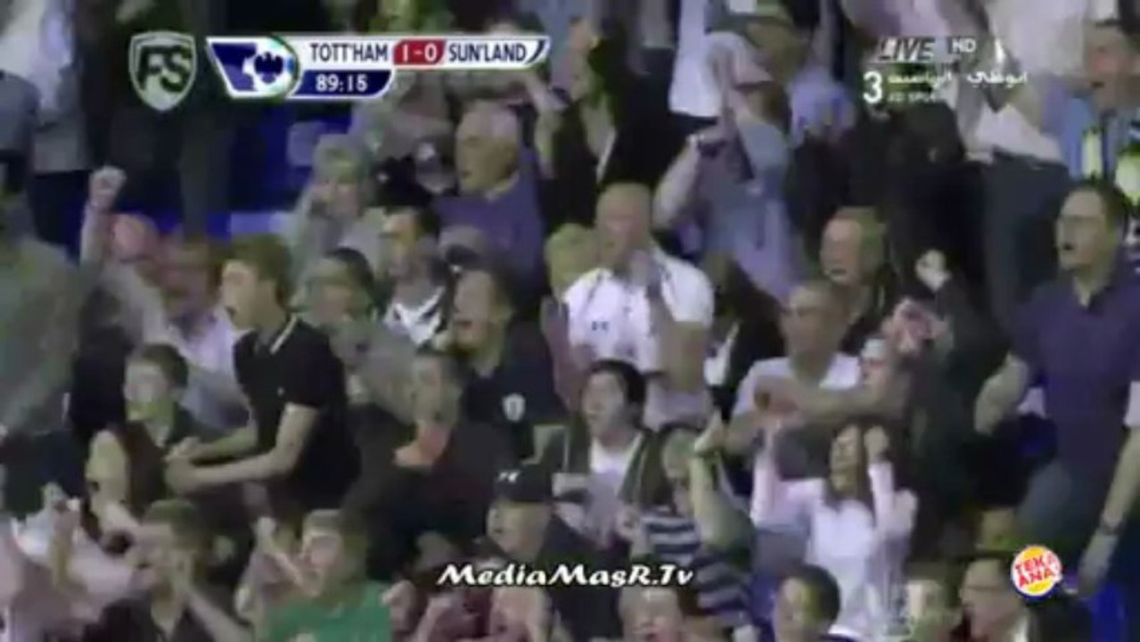 هدف مباراة توتنهام 1-0 سندرلاند - هدف خرافي لجاريث بيل 19/5/2013