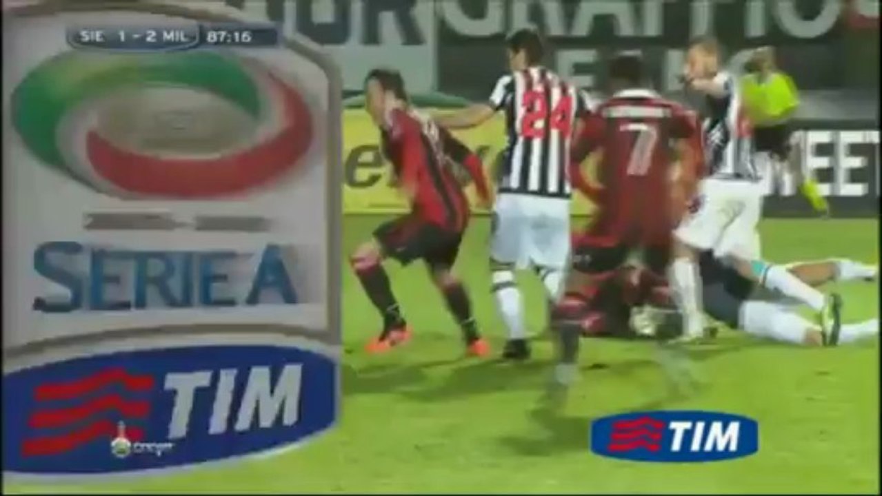 Siena 1 - 2 AC Milan Extended Highlights