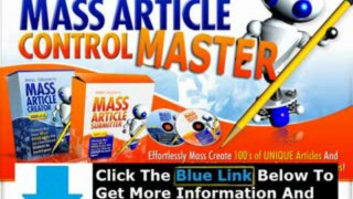 Mass Article Control - #1 Article Creator And Submitting Solution | Mass Article Control - #1 Article Creator And Submitting Solution