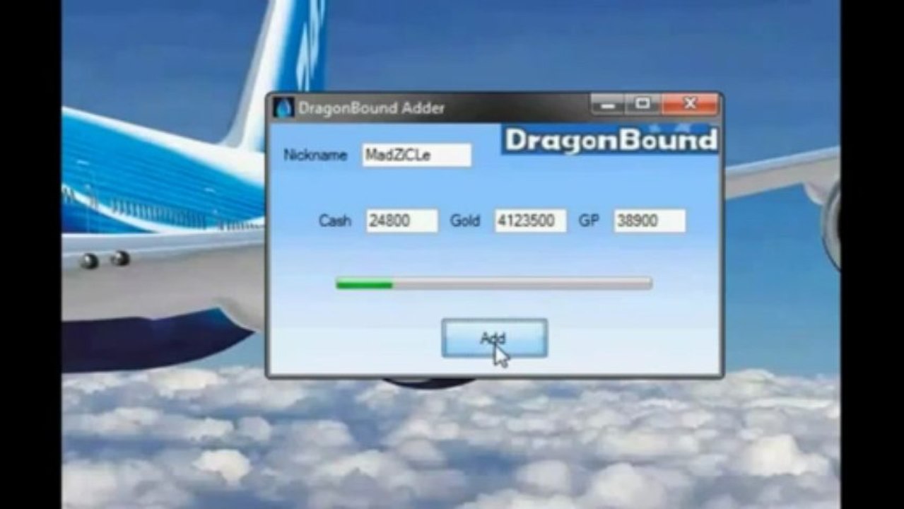 Dragonbound Hack Cheat tool Add Gold Cash GP