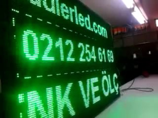 www.modulerled.com,Kayan Yazı Yeşil,Kayanyazı İmalat,