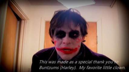 Harley defaces the Joker!