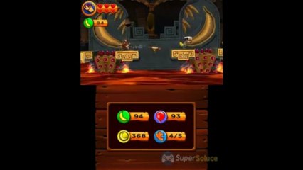 Soluce Donkey Kong Country Returns 3D : 2-K Temple Plongeant