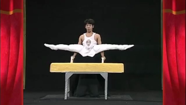 Cheval d'harçons dans une émission japonaise