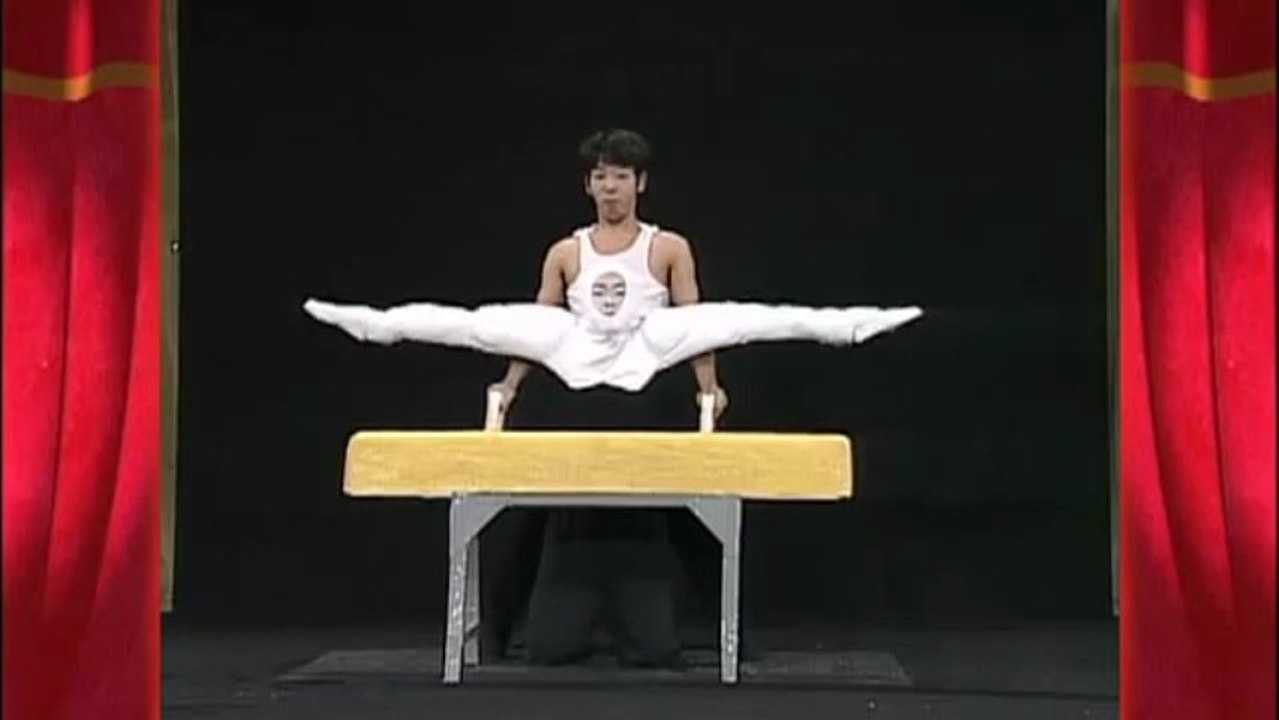 Cheval d'harçons dans une émission japonaise