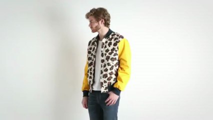 Mark Mcnairy - Veste VARSITY Leopard