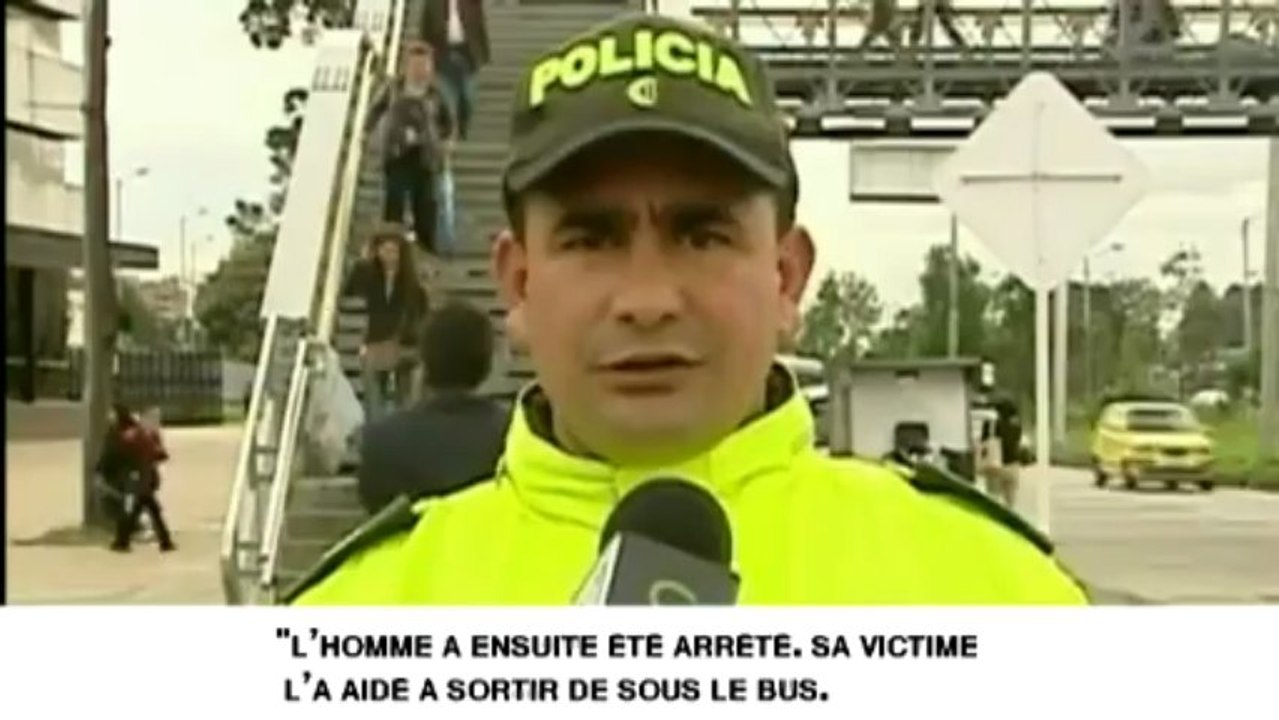 Un voleur de portable percuté par un bus dans sa fuite, en Colombie
