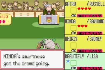 Pokemon Emerald - Contest with Beautifly