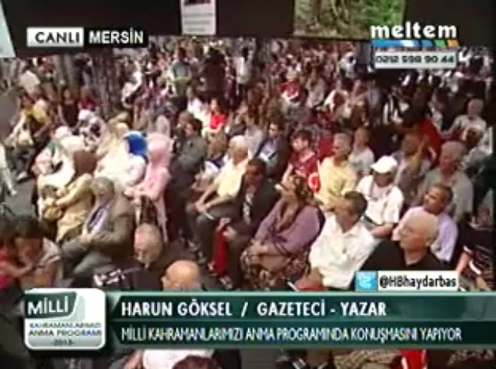 Meltem Tv Harun Göksel Mersin Konferansı 18,05,2013