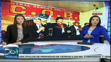 Bolivia: COB suspende presiones por 48 horas