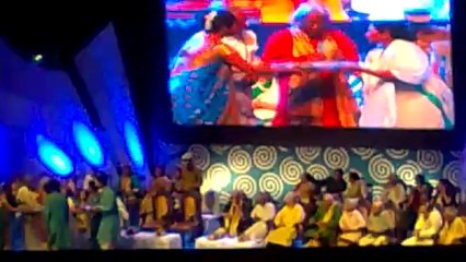 Saurav Ganguly,Mithun Chakraborty receiving BangaBibhushan Award from The Govt. of West Bengal