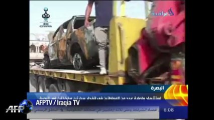 Deadly car bombs rock Iraqi capital and Bosra