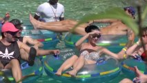 Katy Perry Floats Down Lazy River in Bikini