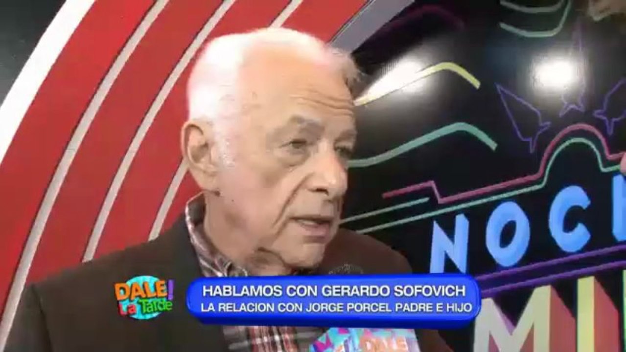 Gerardo Sofovich: "Porcel Jr. no está bien de la cabeza"