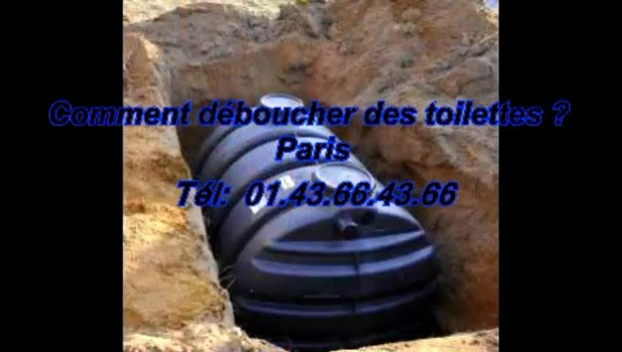 Comment déboucher des toilettes ? Paris Tél: 01.43.66.43.66